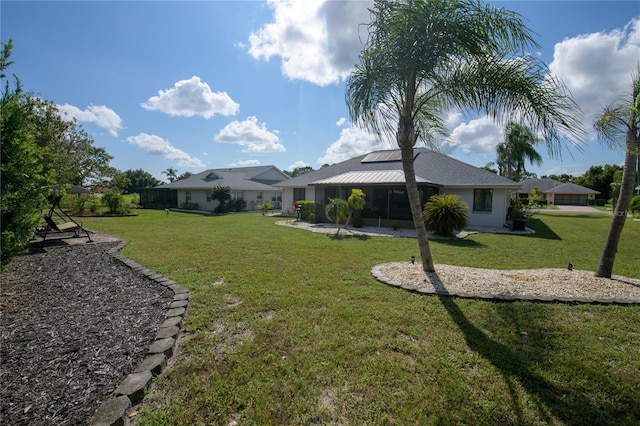 view of yard featuring a patio area