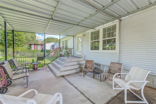 view of patio