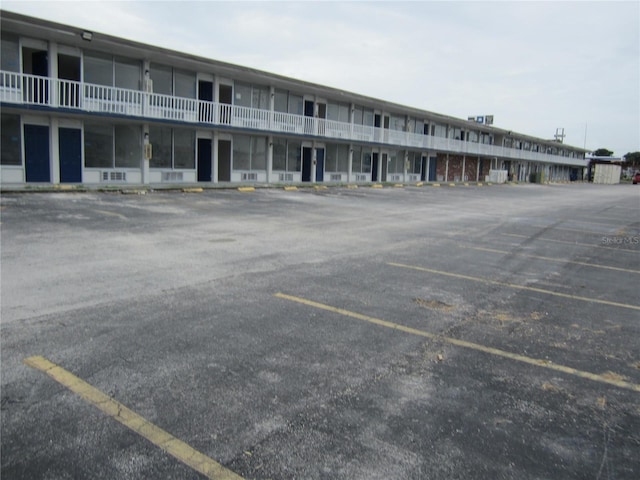 view of parking / parking lot