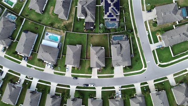 birds eye view of property featuring a residential view