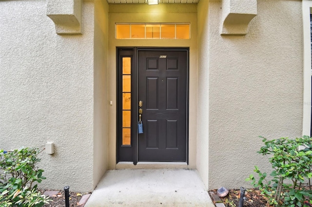 view of property entrance