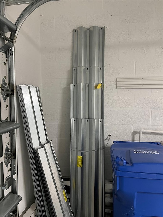 view of utility room