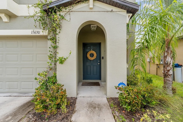 view of exterior entry