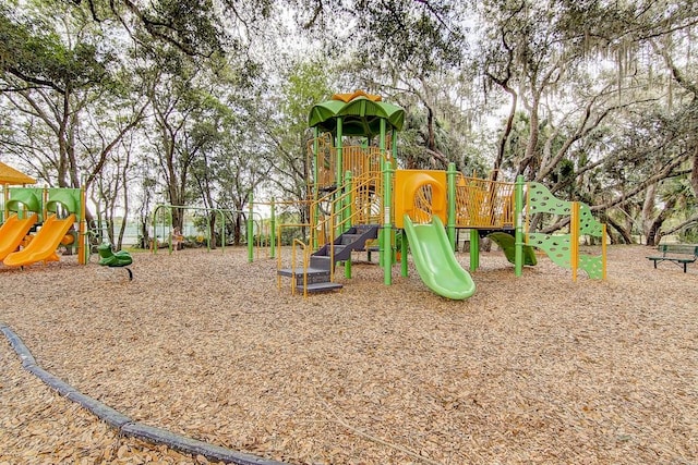 view of play area