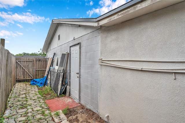 view of property exterior