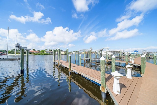 1030 Bellasol Way Unit 201, Apollo Beach, FL 33572 - dock with boat lift and a water view