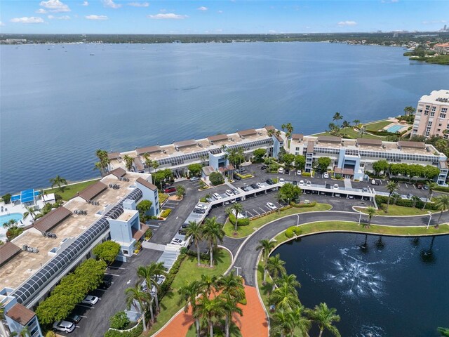 5153 Isla Key Blvd S Unit 412, Saint Petersburg, FL 33715 - drone / aerial view featuring a water view
