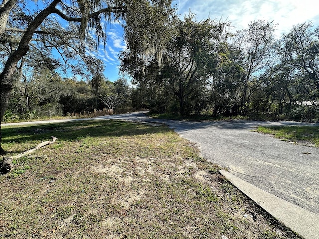 view of road