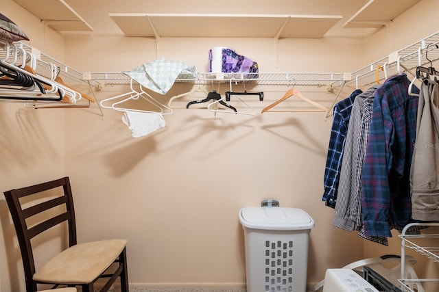 view of spacious closet