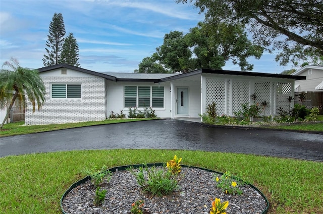 view of ranch-style house