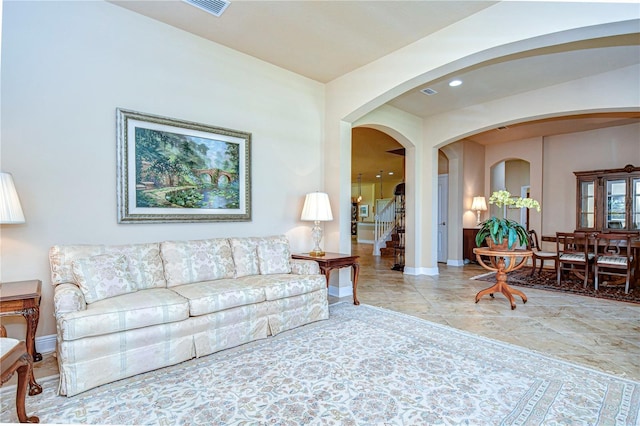 view of living room