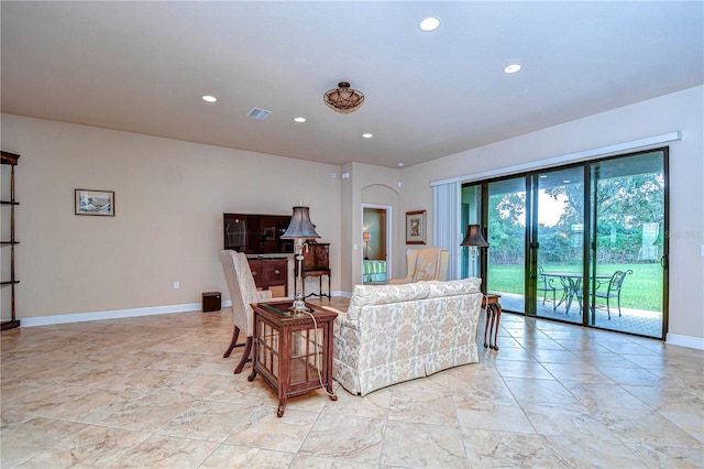 view of living room