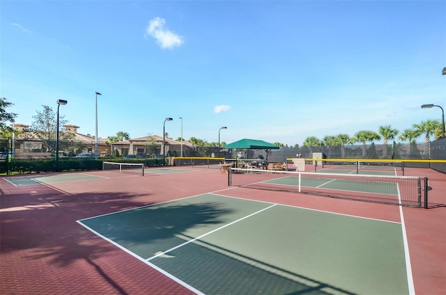 view of sport court featuring basketball court