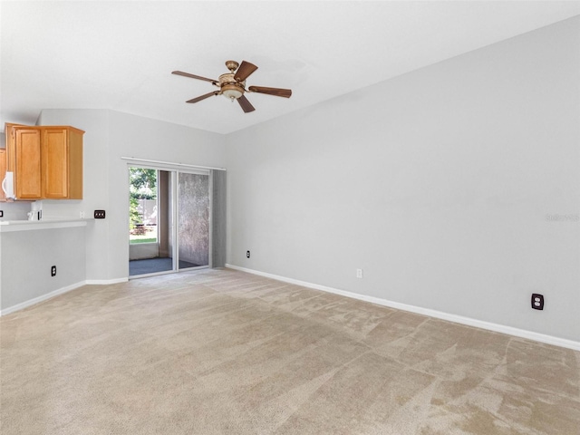 12820 Belvedere Song Way, Riverview, FL 33578 - unfurnished living room with a ceiling fan and light carpet
