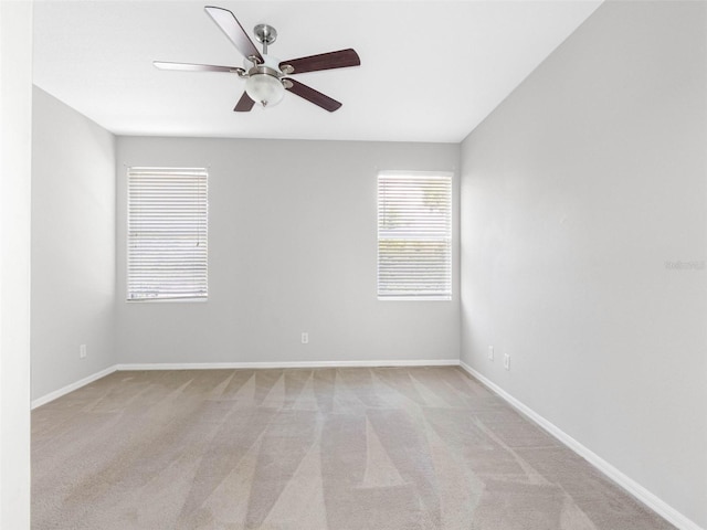 12820 Belvedere Song Way, Riverview, FL 33578 - spare room featuring ceiling fan and light colored carpet
