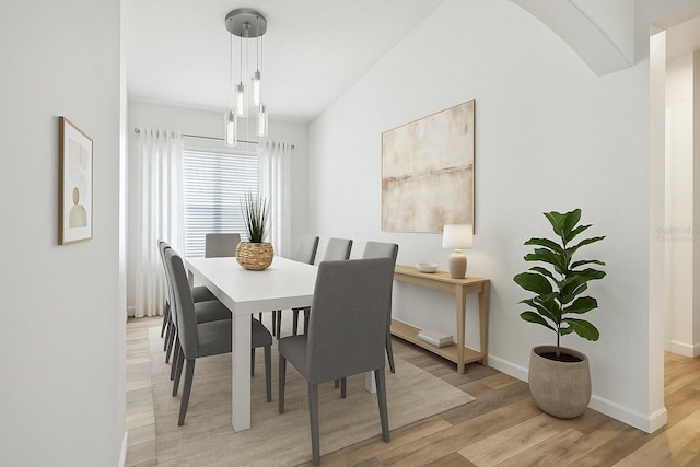 4206 Branchside Ln, Wesley Chapel, FL 33543 - dining room with light wood-type flooring and arched walkways