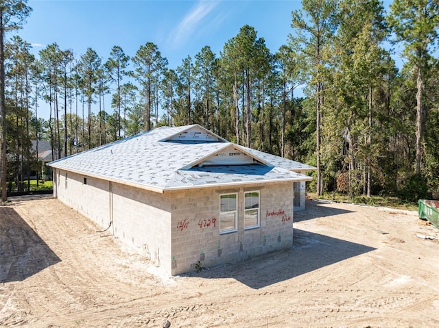 view of property exterior