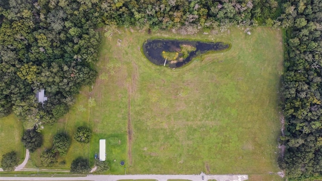 drone / aerial view featuring a rural view