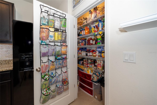 view of pantry