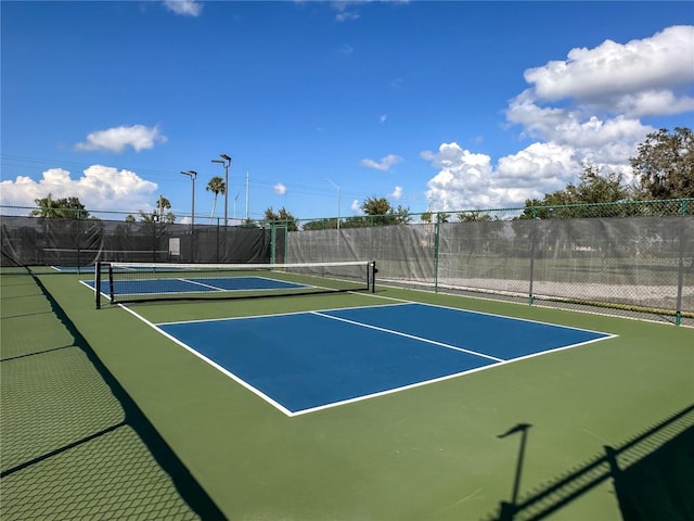 view of tennis court