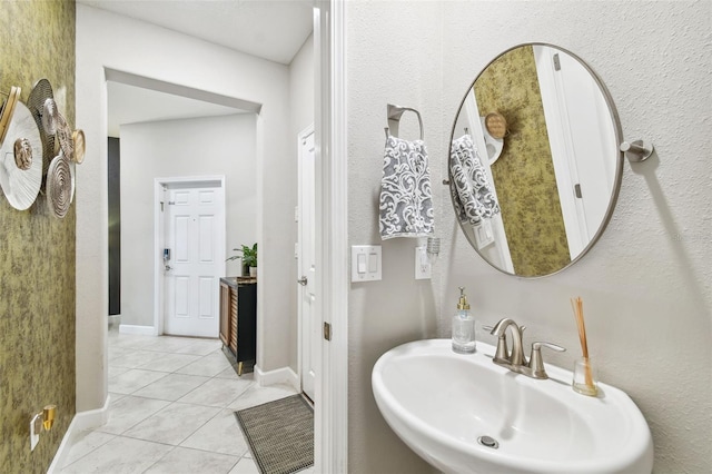 10012 Corso Milano Dr, Tampa, FL 33625 - bathroom with a sink and tile patterned flooring