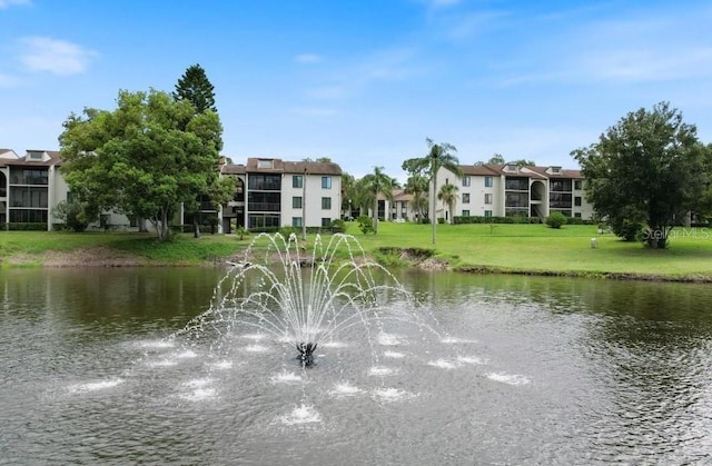 view of water feature