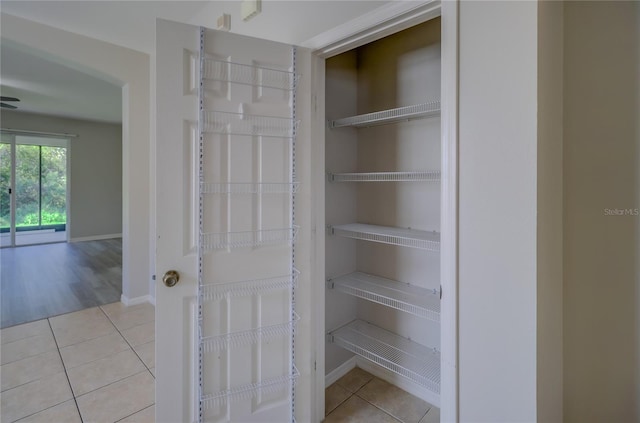 view of closet