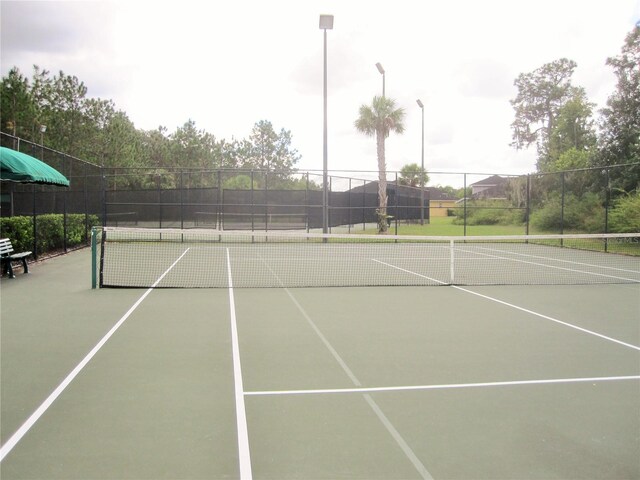 view of sport court