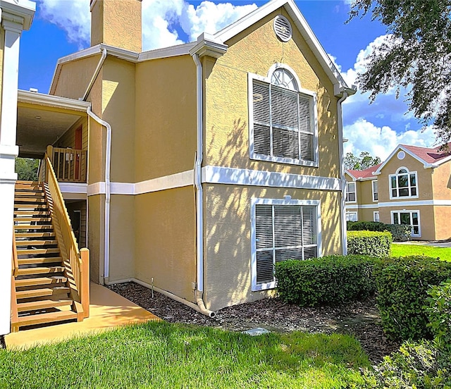 view of back of property