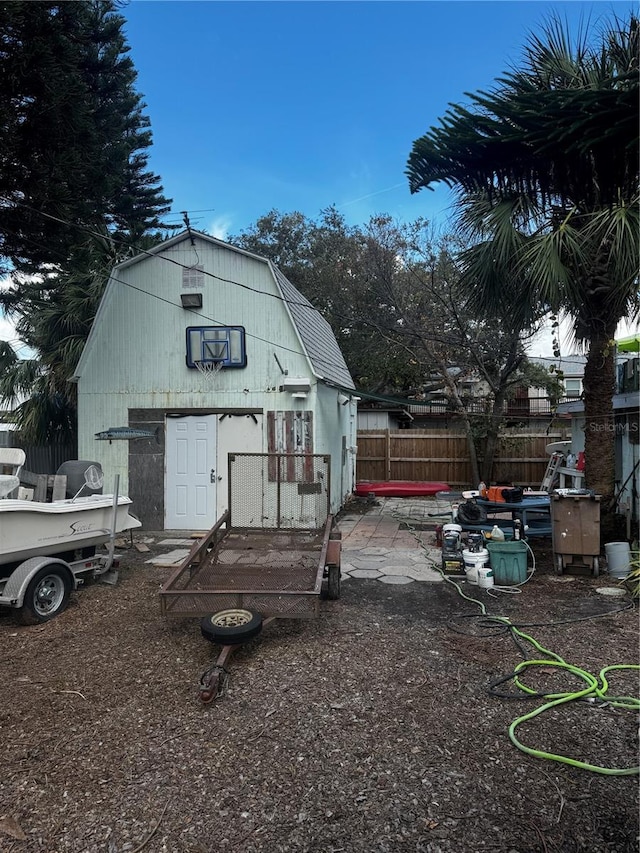 view of outbuilding