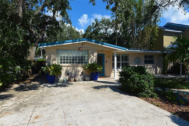 view of ranch-style home