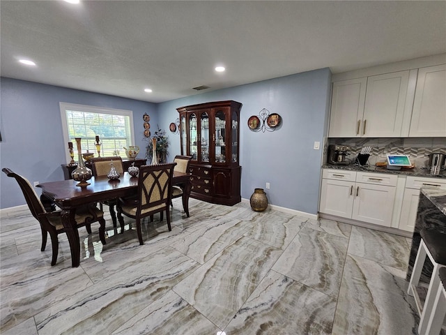 4810 N Galloway Rd, Lakeland, FL 33810 - dining space with recessed lighting and baseboards