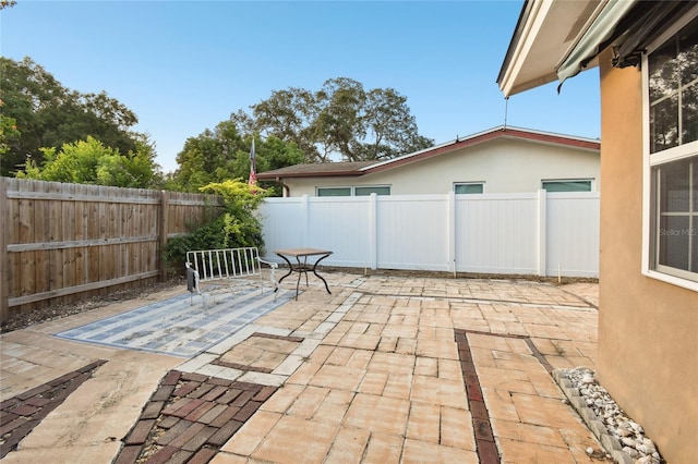 1756 Ashton Abbey Rd, Clearwater, FL 33755 - view of patio with a fenced backyard