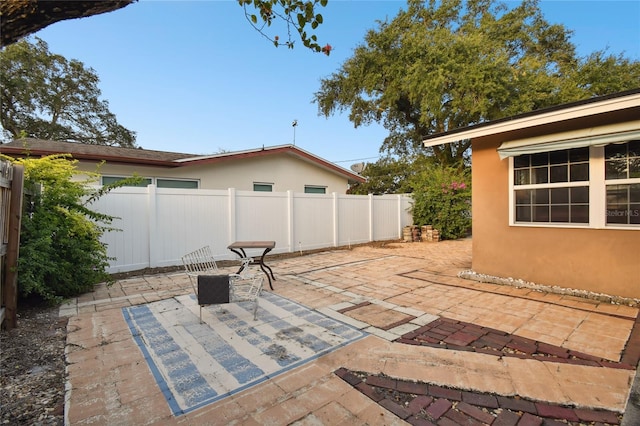 1756 Ashton Abbey Rd, Clearwater, FL 33755 - view of patio with a fenced backyard