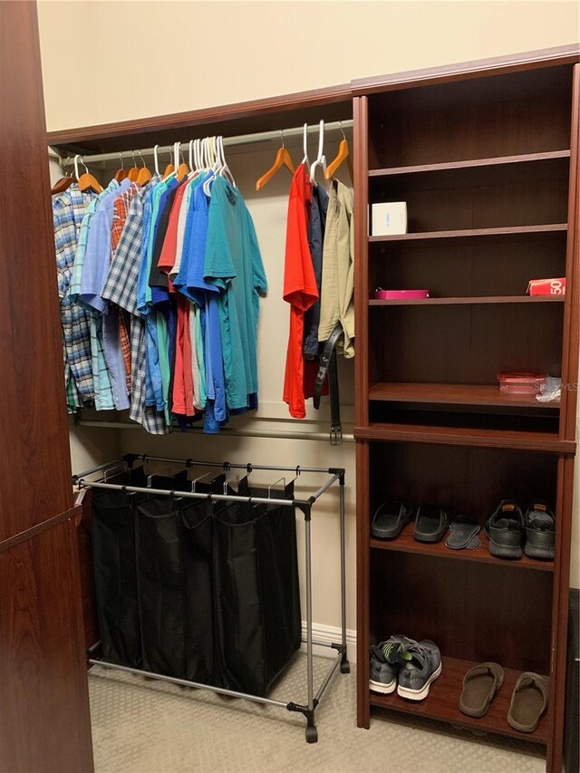 view of closet