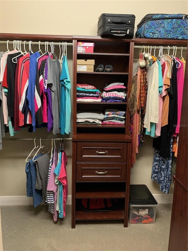 view of closet