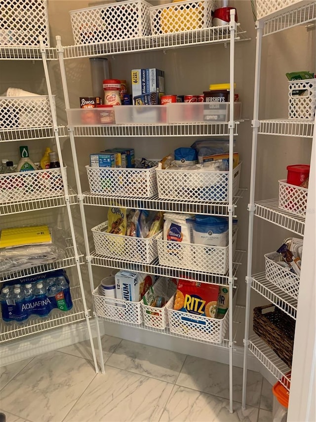 view of pantry