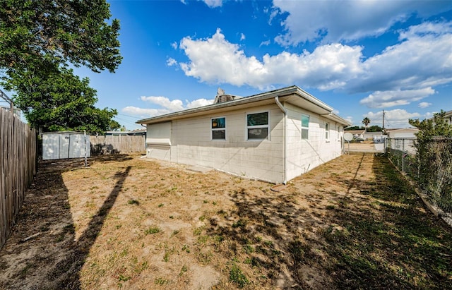 view of back of property