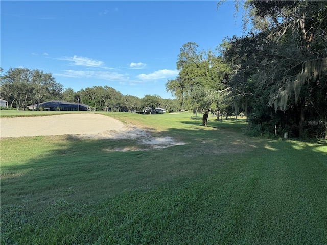 view of community featuring a lawn