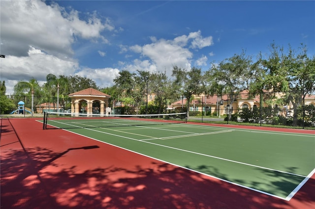 view of sport court