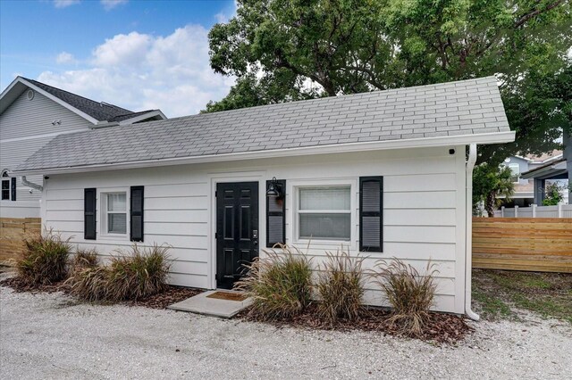 view of ranch-style home