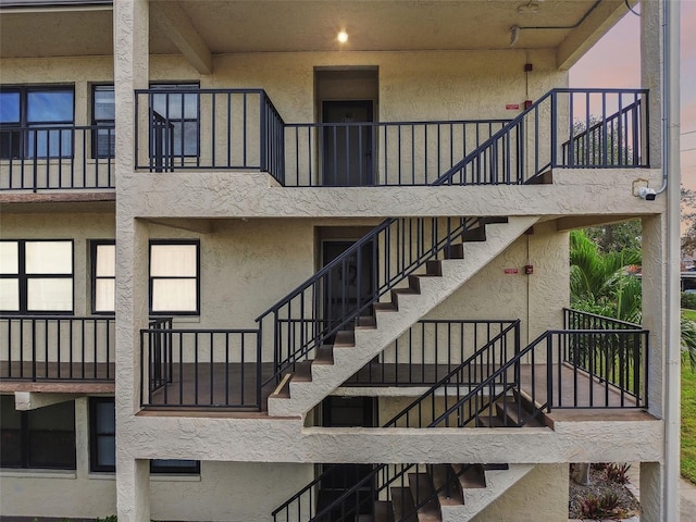 view of staircase