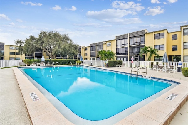 view of pool