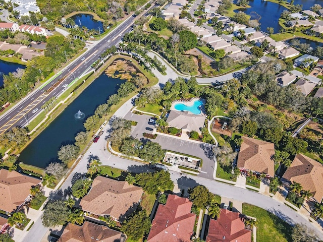 7219 Hamilton Rd Unit 7219, Bradenton, FL 34209 - aerial view featuring a residential view and a water view