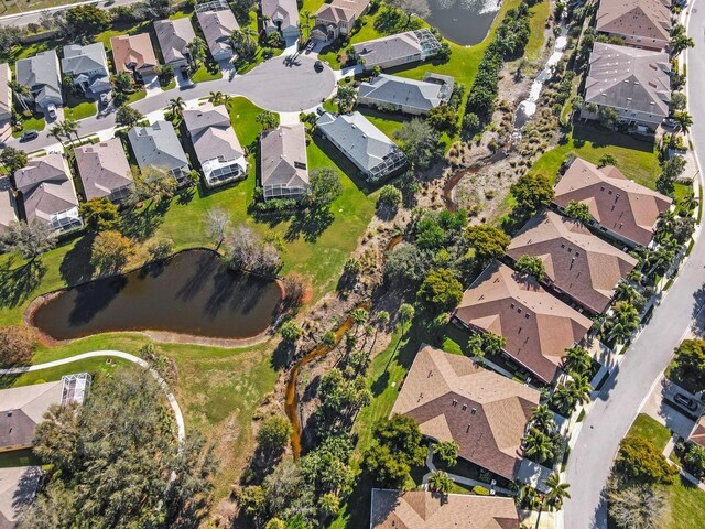 7219 Hamilton Rd Unit 7219, Bradenton, FL 34209 - birds eye view of property with a residential view and a water view