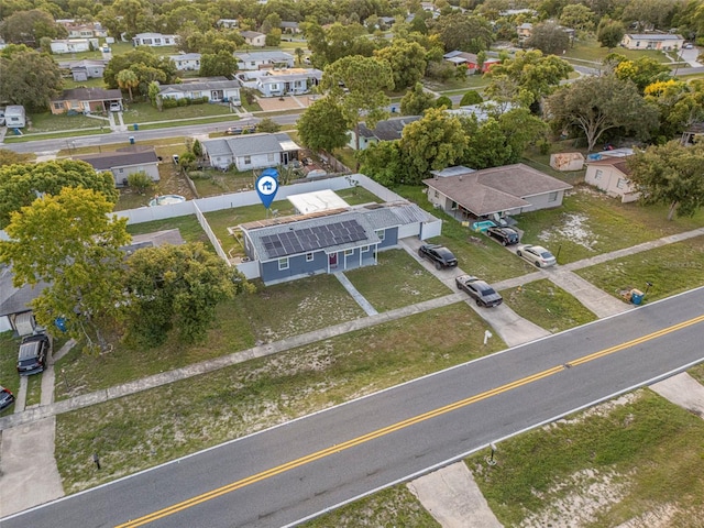 birds eye view of property featuring a residential view