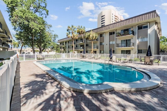 view of pool