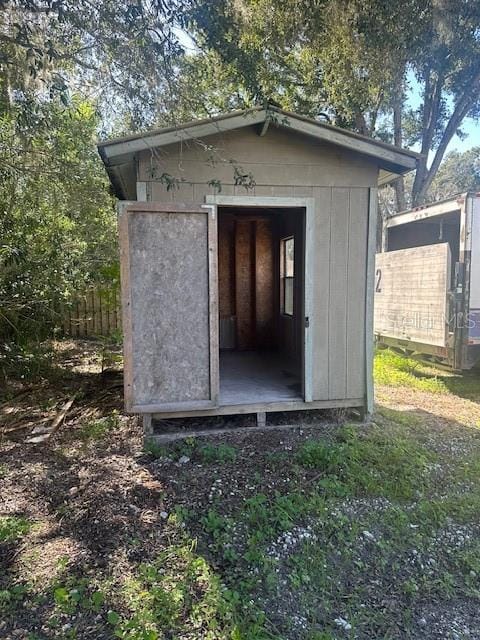 view of outbuilding