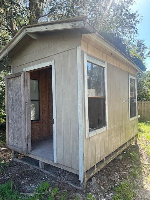 view of outdoor structure