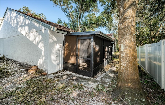 view of outbuilding